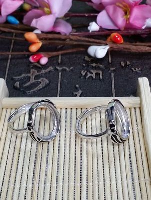 925銀復(fù)古琥珀戒托 活口設(shè)計(jì)，蜜蠟鑲嵌的批發(fā)首選